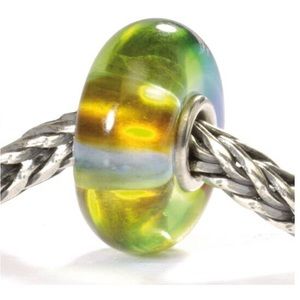 Trollbeads Green Rainbow Glass Bead